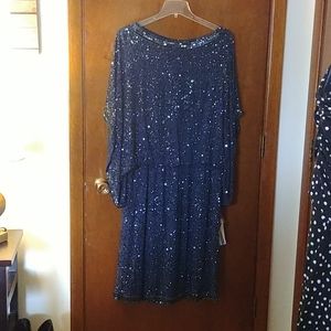 Patra beaded blouson dress